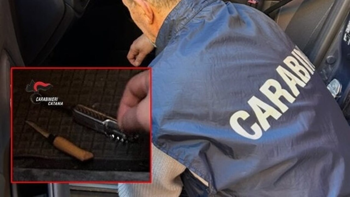 Scoperti due coltelli in auto: denunciato un 34enne a Piedimonte Etneo