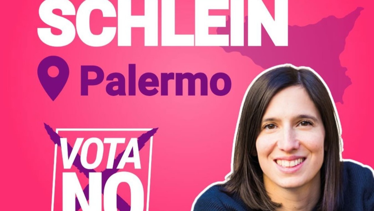 Elly Schlein a Palermo il 12 febbraio per la campagna 'Vota No per difendere la Costituzione' - Credit Foto Elly Schlein