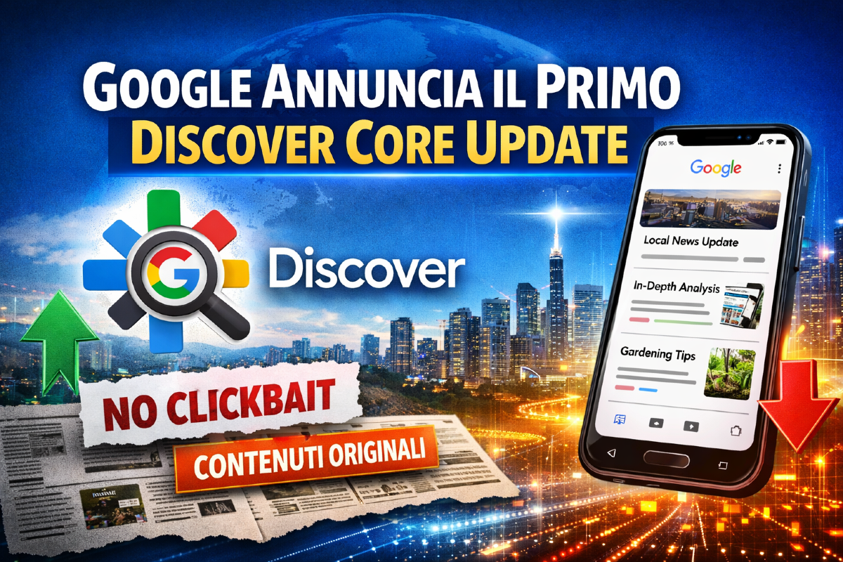 Google lancia il primo Discover Core Update ufficiale: cosa cambia davvero per gli editori
