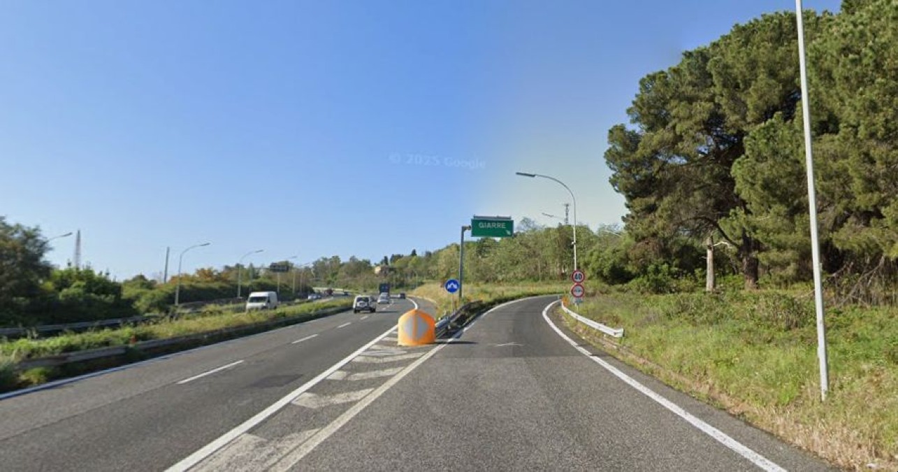 A18, ripristinata la viabilità fra Tremestieri e Giarre dopo l'uragano Unrike - Credit Foto Google Maps