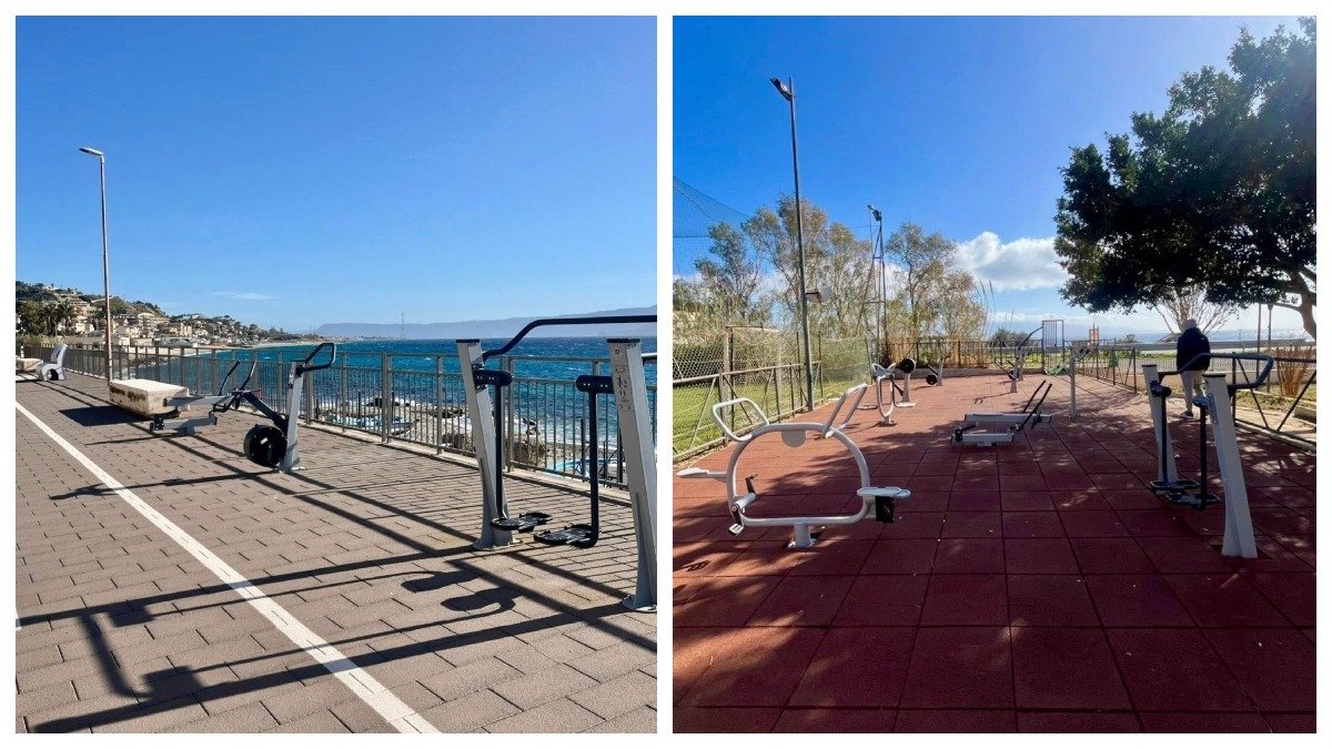 Messina, tre nuove aree fitness sul litorale nord e a Ponte Schiavo: l'annuncio di Messina Social City - Credit Foto Messina Social City