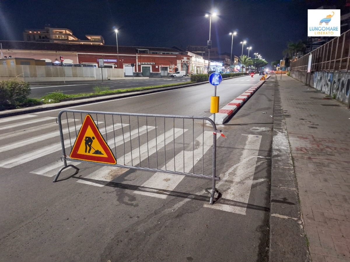Catania, la ciclabile di viale Africa arriva alla stazione: allarme per una corsia sul marciapiede - Credit Foto Lungomare Liberato