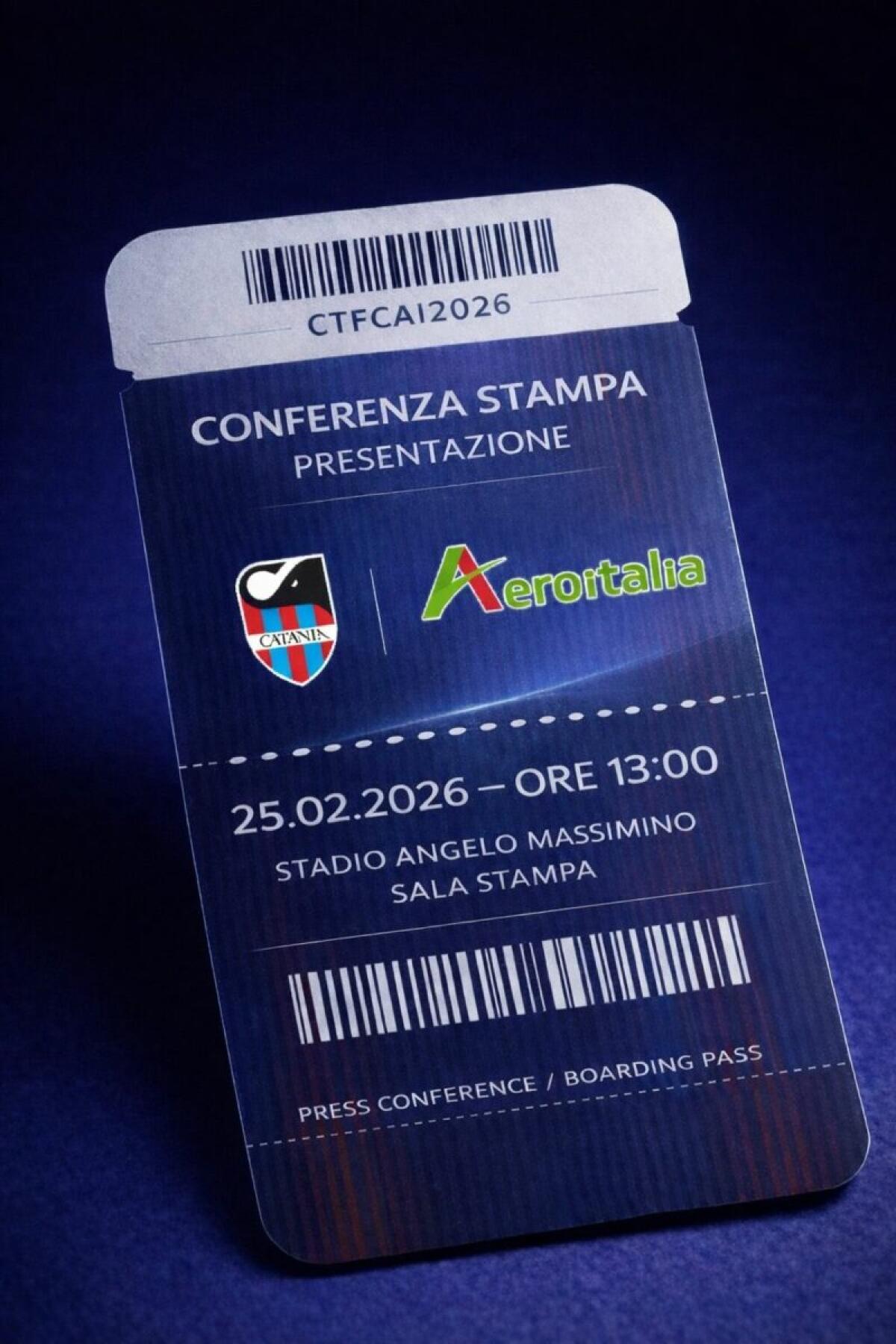 Calcio Catania e Aeroitalia: Presentazione della Nuova Partnership al "Massimino" - 