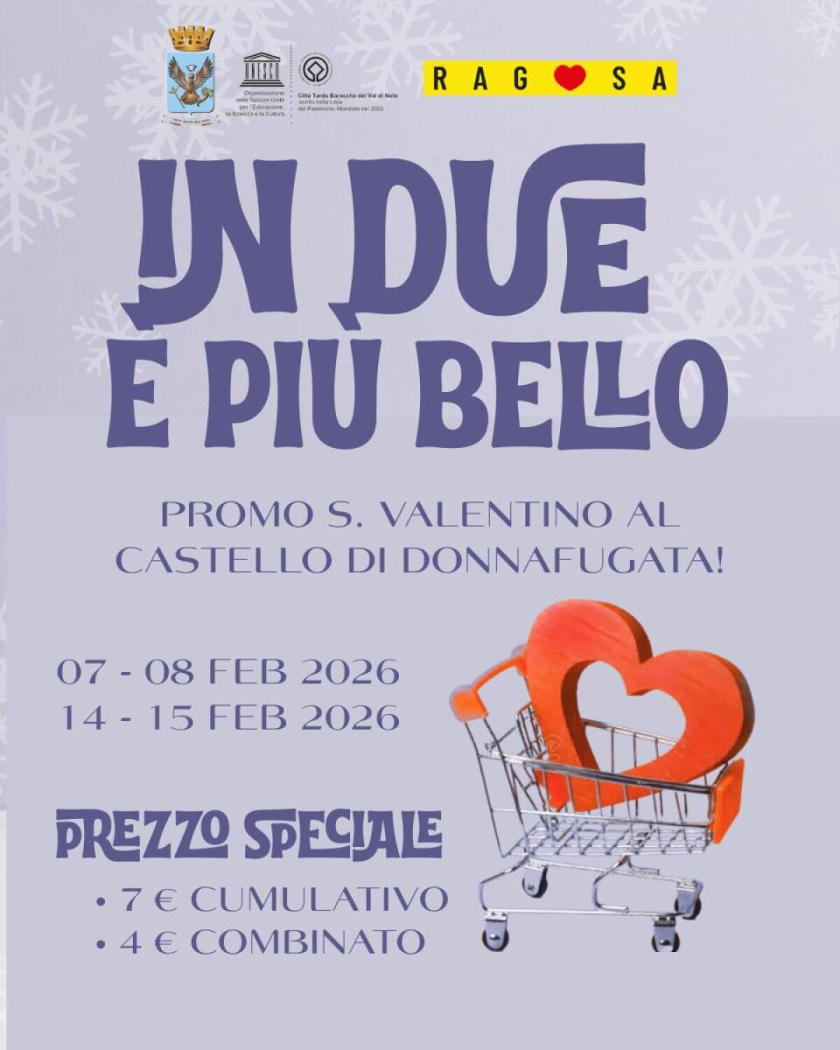 Promozione di San Valentino: Ingresso Ridotto al Castello di Donnafugata nel Weekend - 