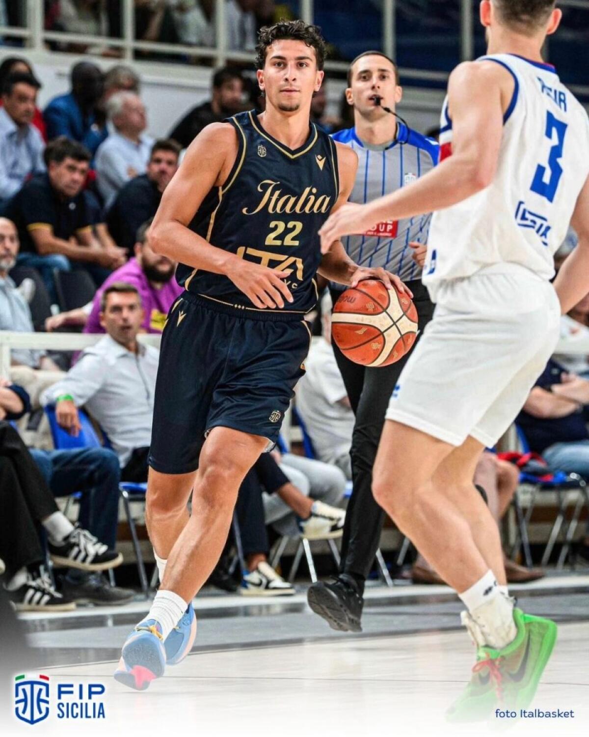 Giordano Bortolani torna nella Nazionale Italiana FIP Pallacanestro in vista delle qualificazioni alla Coppa del Mondo 2027 - 