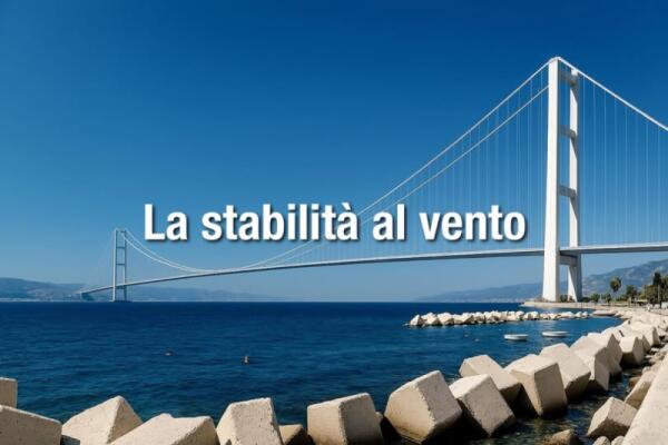 Ponte sullo Stretto: la pagina ufficiale parla di stabilità aerodinamica fino a 290 km/h