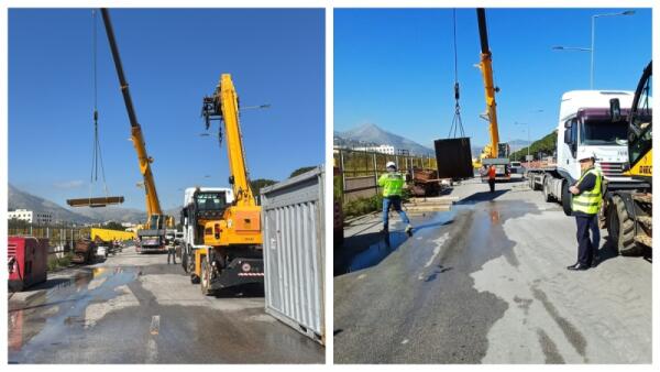 Al via il raddoppio del Ponte Corleone: montaggio della prima campata verso Catania