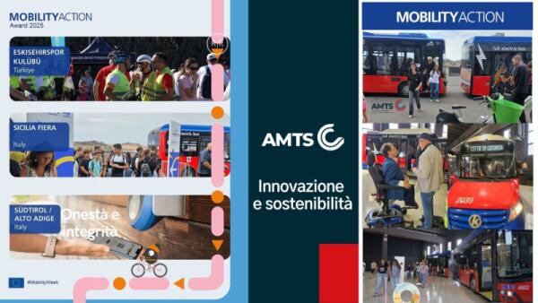 AMTS Catania tra i finalisti del Play Award 2025 per la mobilità sostenibile