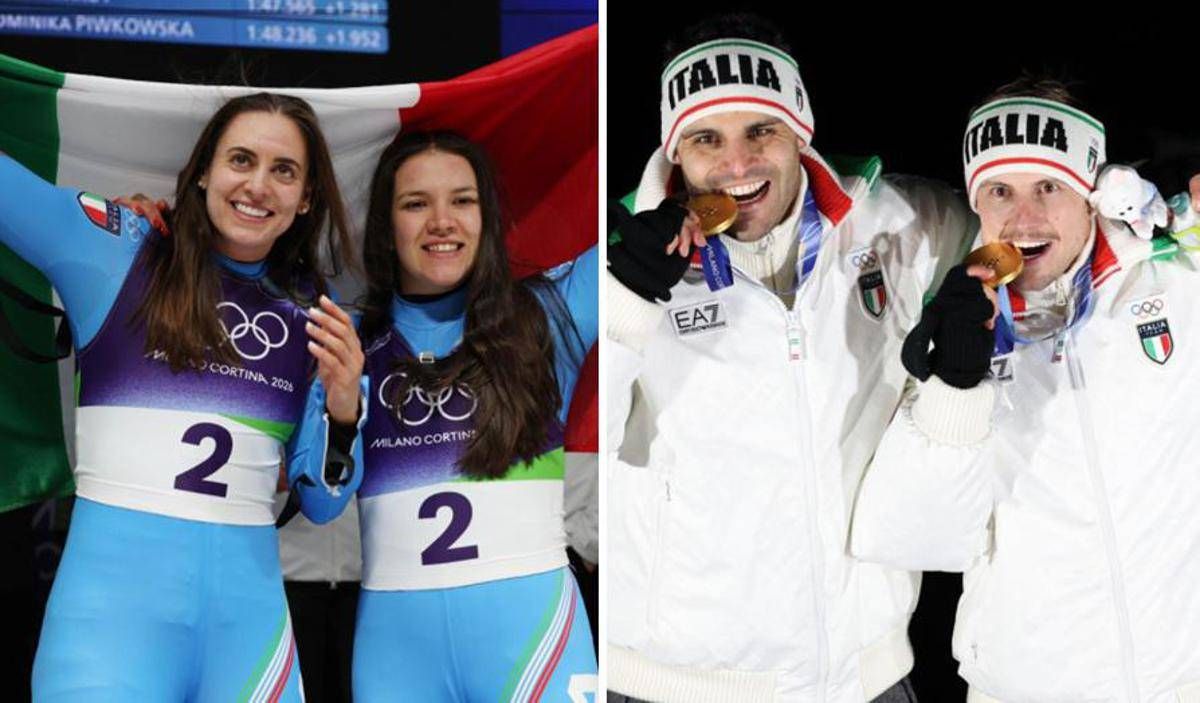 Milano Cortina, slittino magico: Italia fa doppietta d'oro - 