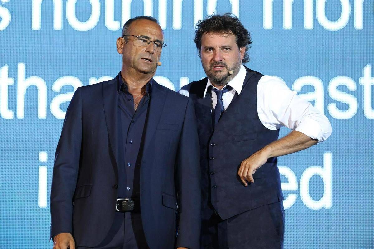Pieraccioni, la gag 'contro' Carlo Conti a Sanremo: "Topo Gigio, Sandokan, manca solo..." - 