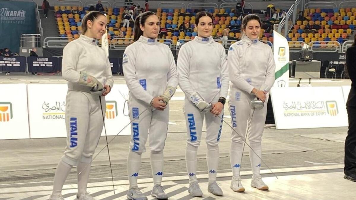 Argento Per Il CUS Catania Alla Coppa Del Mondo U20 Di Scherma Al Cairo - 