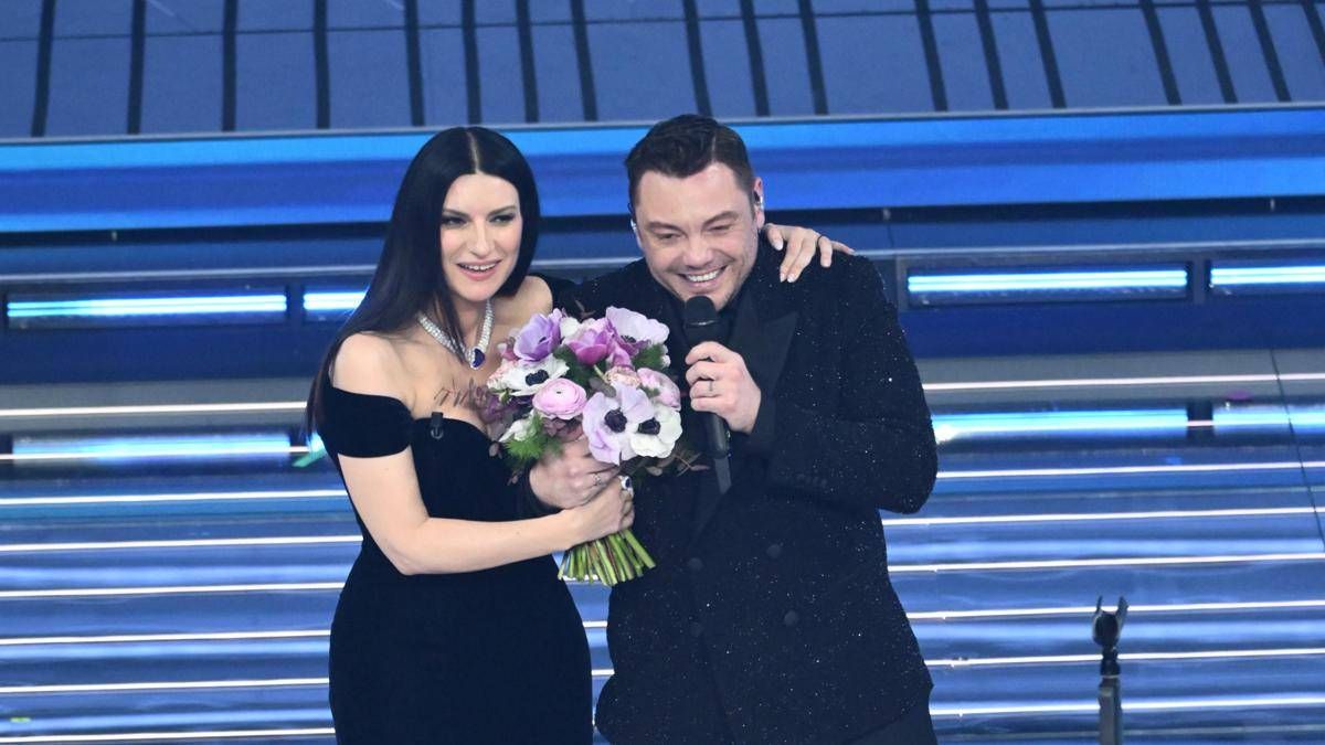 Sanremo, Tiziano Ferro a Laura Pausini: "Il prossimo anno io e te insieme" - 