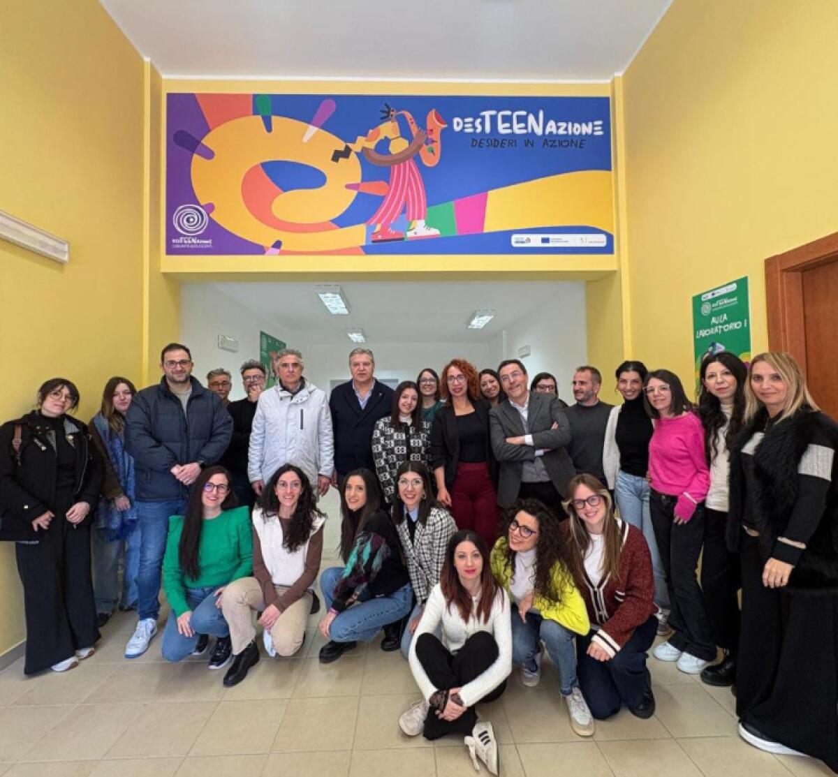 Inaugurazione del Centro aggregativo “DesTEENazione” nel Comune di Caltanissetta il 20 febbraio - 