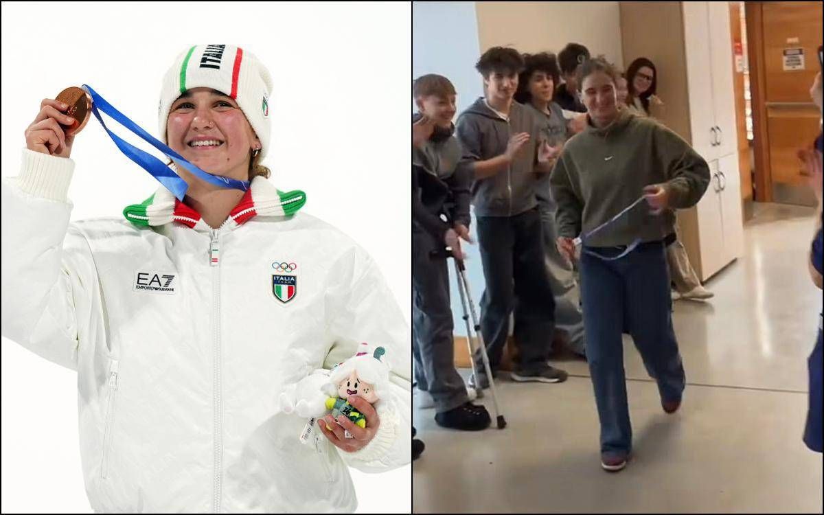 Milano Cortina, la 18enne Flora Tabanelli torna a scuola dopo il bronzo alle Olimpiadi con standing ovation - 