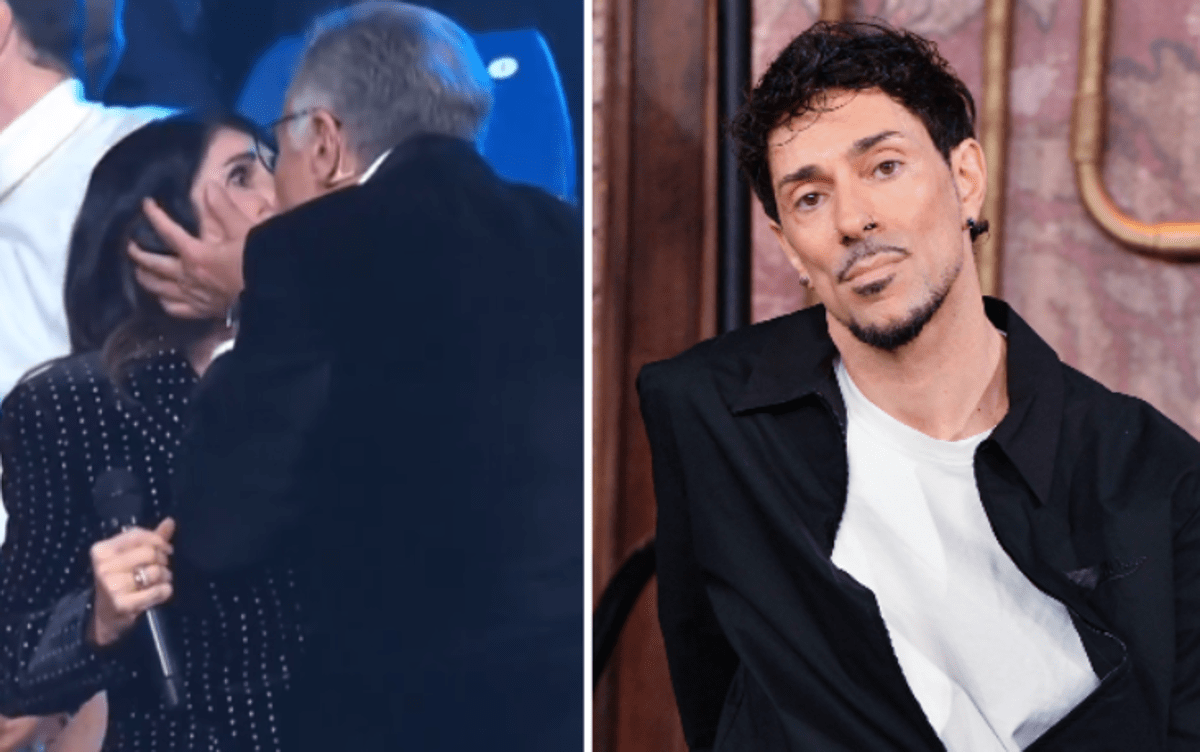 Paolo Bonolis bacia Giorgia a Taratata, la reazione di Emanuel Lo - 