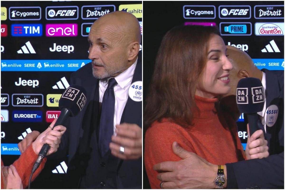 Juventus, Spalletti show con giornalista dopo la Lazio: "Posso darti un bacio?" - 