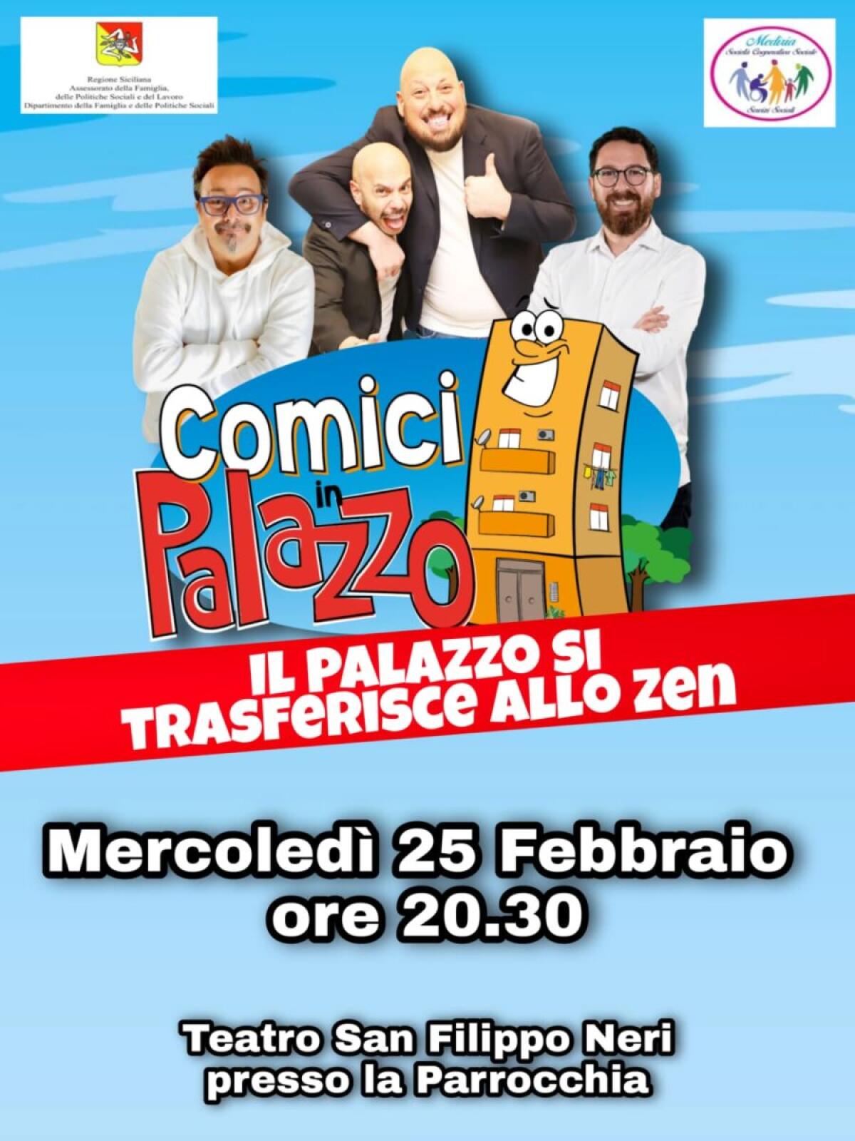 Il Comune di Palermo Patrocina la Seconda Edizione di 'Il Palazzo si Trasferisce allo Zen' - 