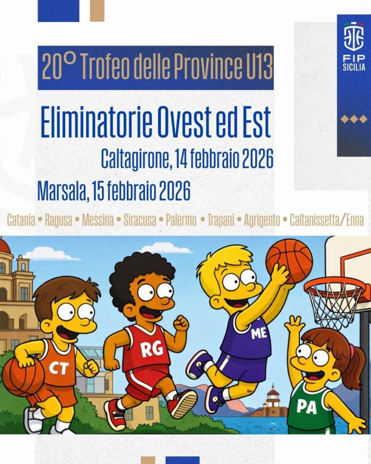 FIP Pallacanestro: La 20ª Edizione del Trofeo delle Province Maschile si svolge in Sicilia a Febbraio 2026 - 