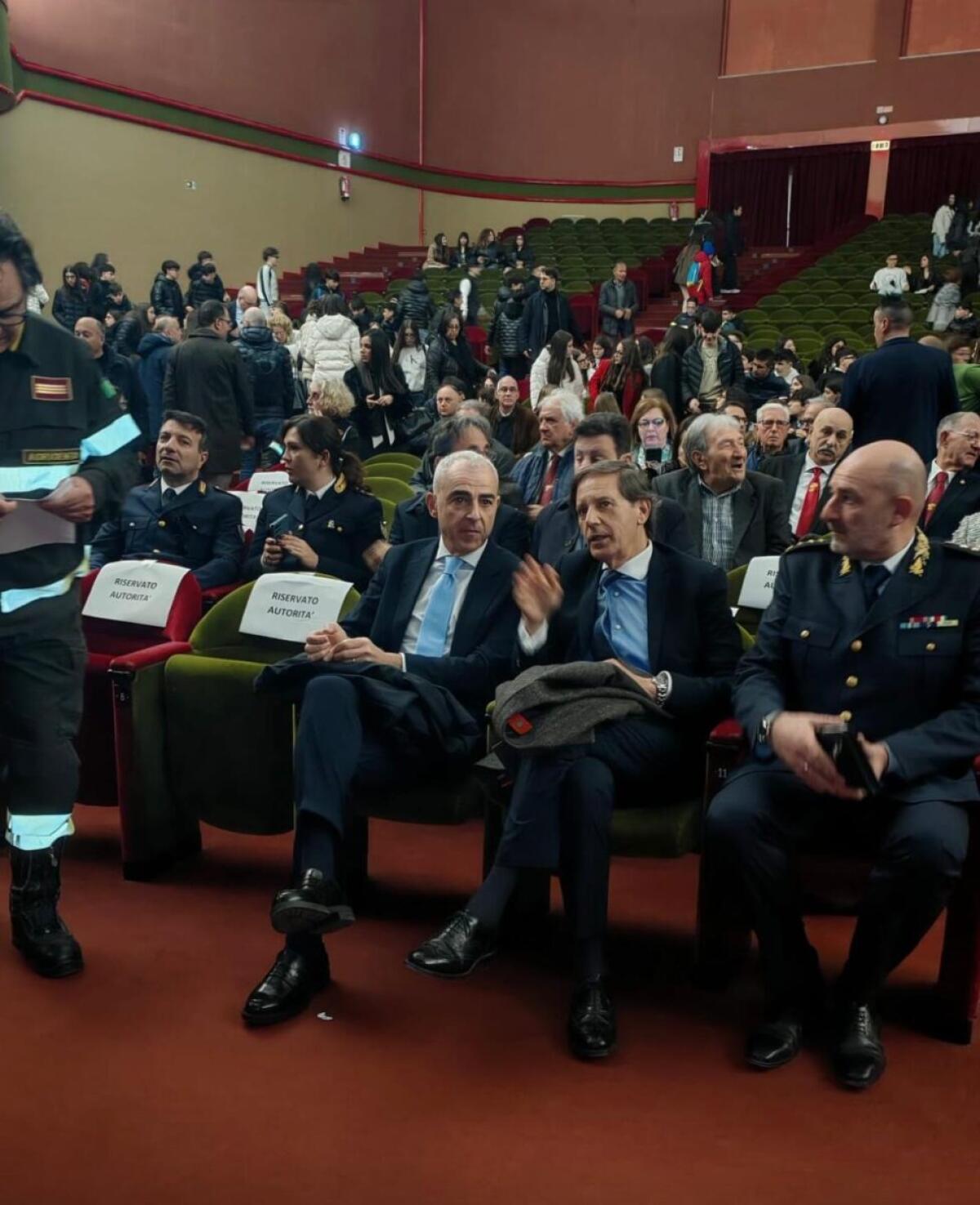 La Polizia di Agrigento presente alla celebrazione del Corpo Nazionale dei Vigili del Fuoco - 
