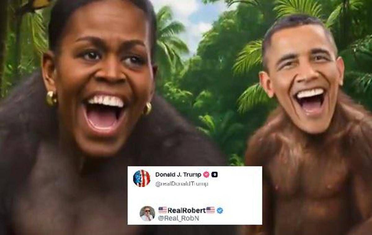 Trump, gli Obama come scimmie: il video razzista rilanciato dal presidente - 