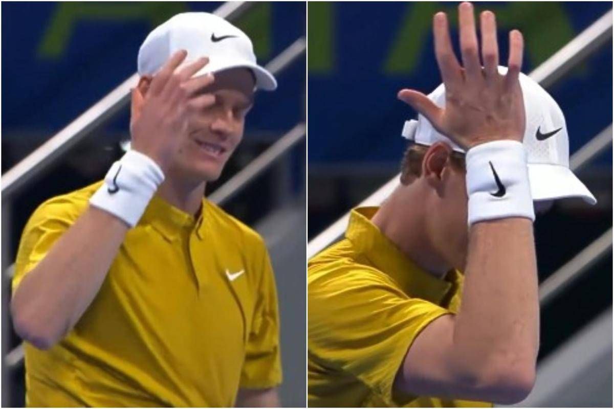 Prima sbaglia, poi si colpisce la testa: Sinner 'stizzito' a Doha - 