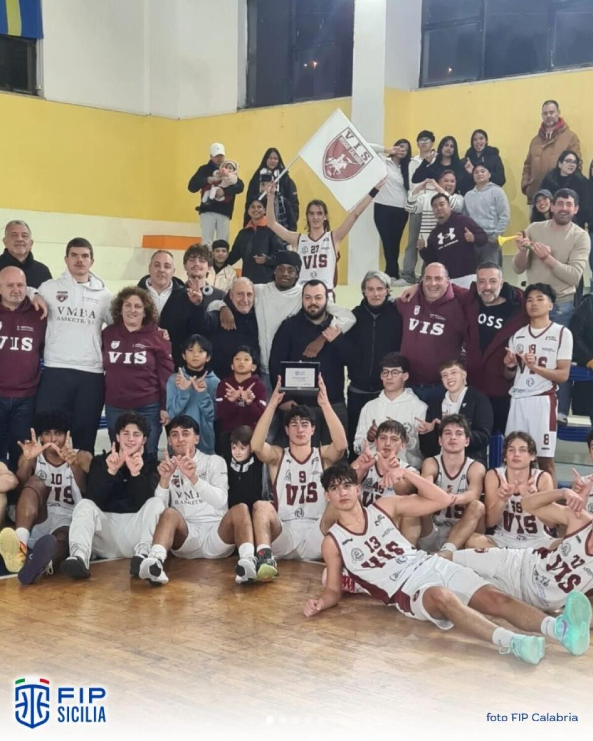 La Vis Reggio Calabria conquista l'Under-17 d'Eccellenza e si qualifica per le fasi interregionali FIP Pallacanestro - 