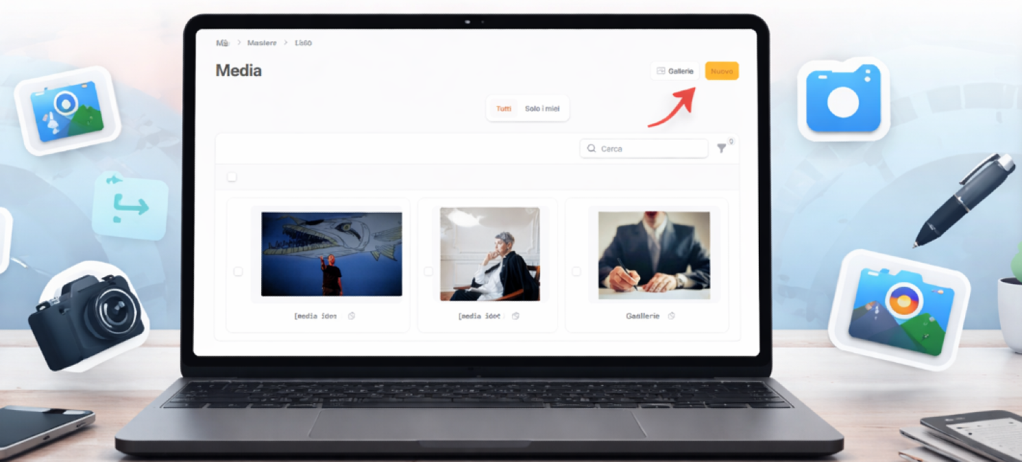 Media e Gallerie su Webmaster360: caricamento multiplo e gestione automatica delle gallerie - 