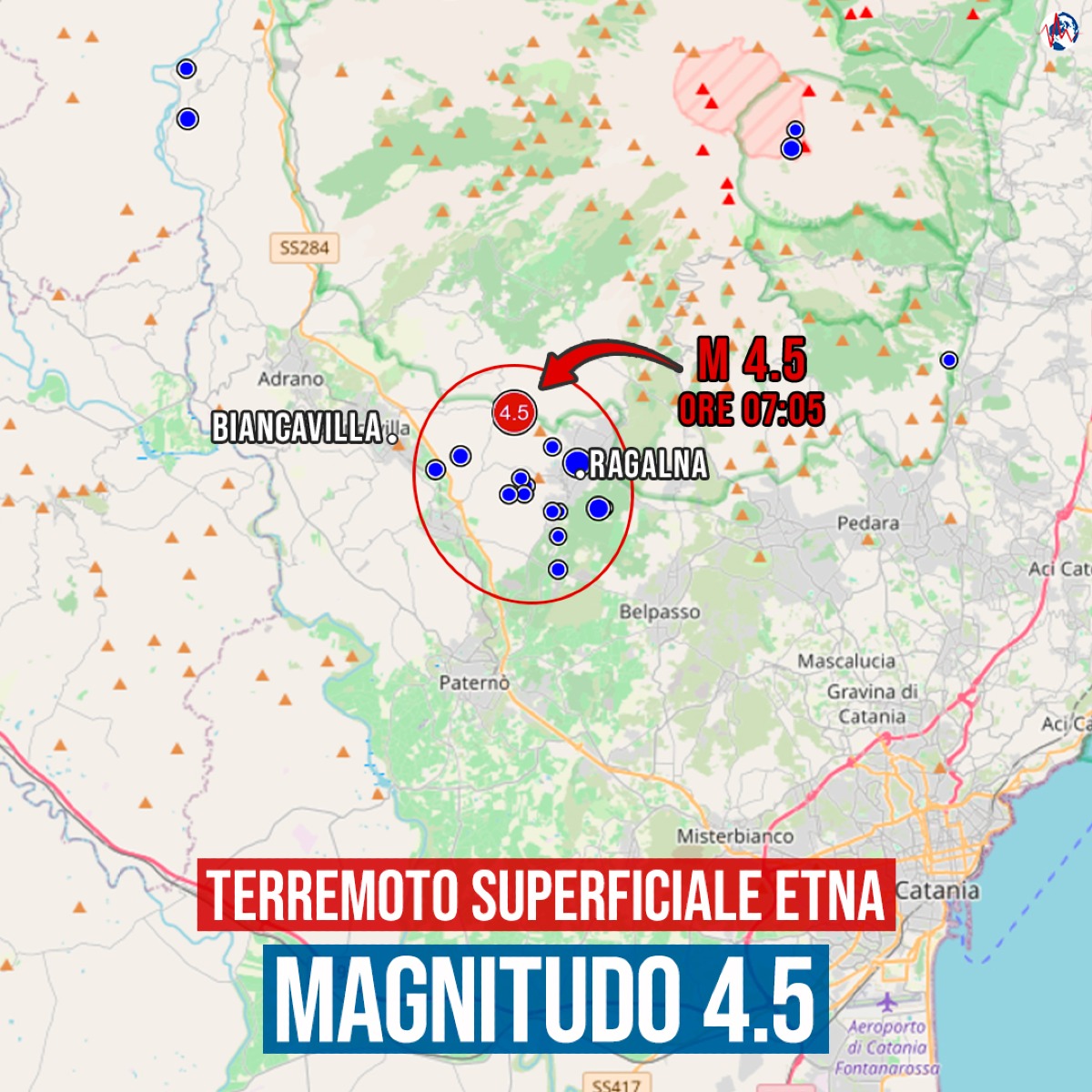 Terremoto sull’Etna: ecco cos'è successo veramente - Credit Foto Mondo dei Terremoti