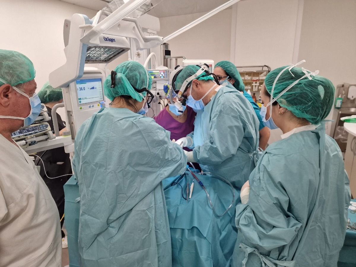 Enna: neonata di poco più di 600 g salvata con intervento per chiusura del dotto di Botallo - Credit Foto Cardiochirurgia Pediatrica Sicilia