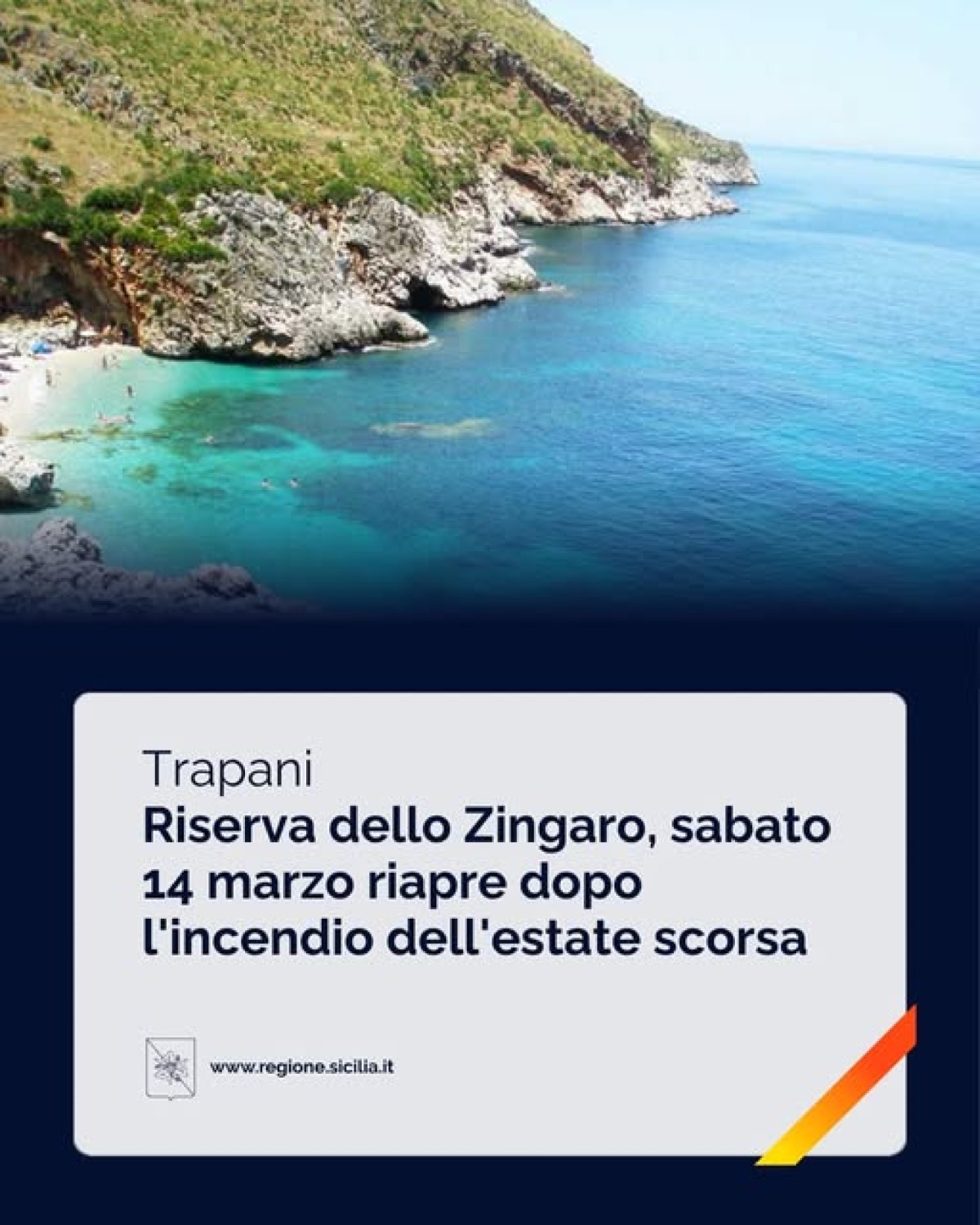 Riserva dello Zingaro riapre parzialmente il 14 marzo, a un anno dall'incendio - 
