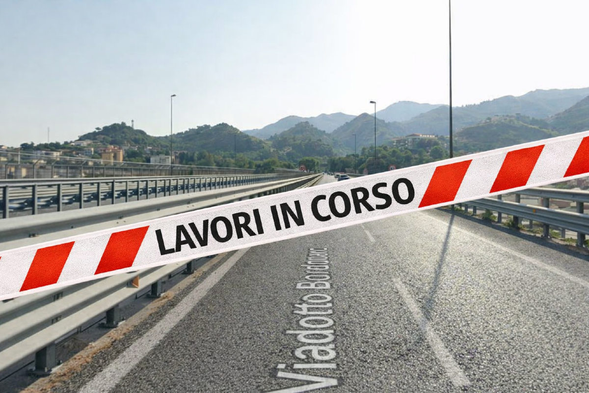 A20 Messina–Palermo: parzializzazione carreggiata sul viadotto Bordonaro dal 13 marzo 2026 - 