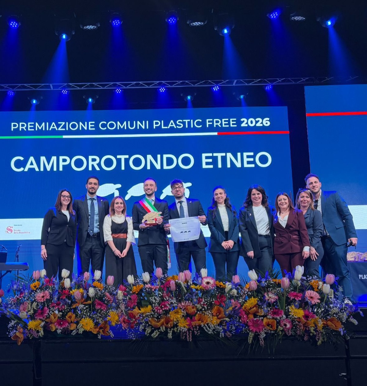 Camporotondo Etneo ottiene il riconoscimento 'Plastic Free 2026' al livello massimo - Credit Foto Comune Camporotondo Etneo