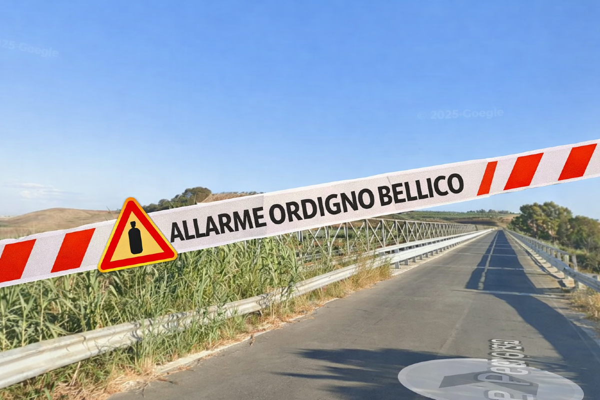 Residuato bellico rinvenuto ad Agrigento: area transennata, attesi gli artificieri dell'Esercito - 