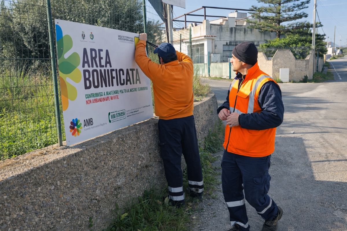 Bagheria, maxi bonifica: rimosse oltre 50 tonnellate di rifiuti, anche amianto - 