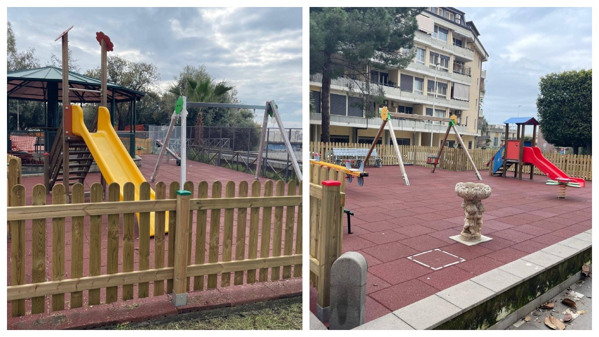 Gravina di Catania: sopralluogo il 28 marzo per i parchi giochi riqualificati - Credit Foto Comune di Gravina di Catania