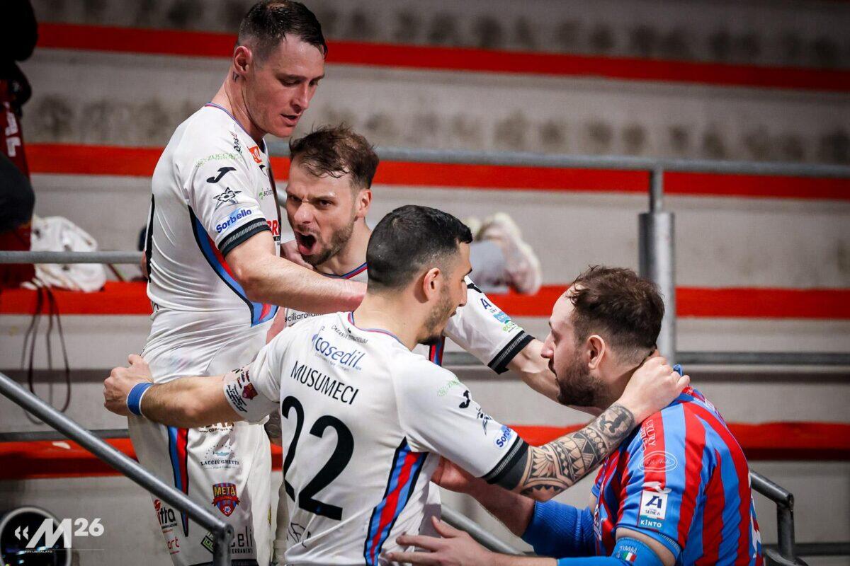 Meta Catania conquista la finale di Coppa Italia con un convincente 3-1 sulla Roma - 