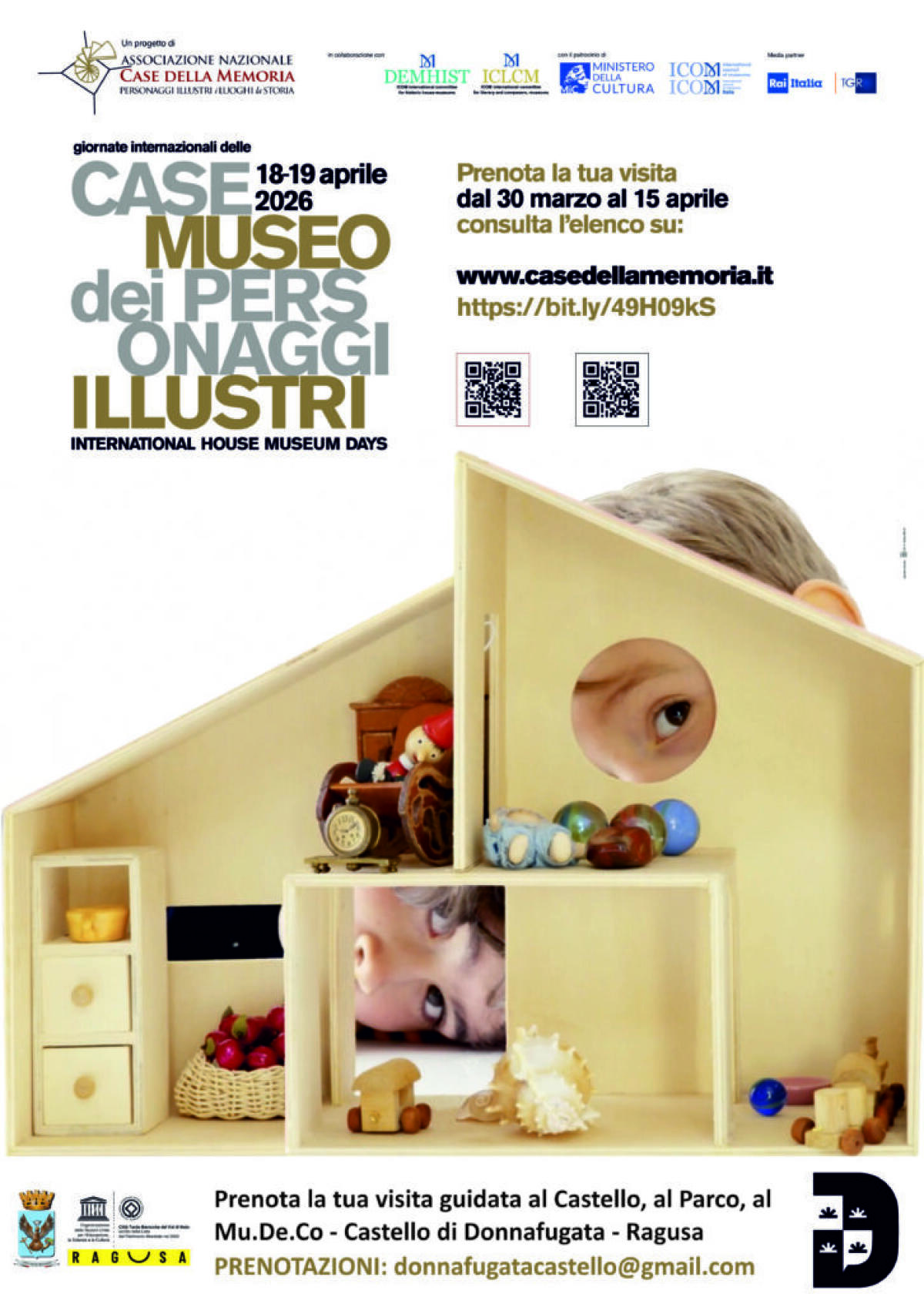 Visite Guidate al Castello di Donnafugata per le Giornate Nazionali delle Case della Memoria - 