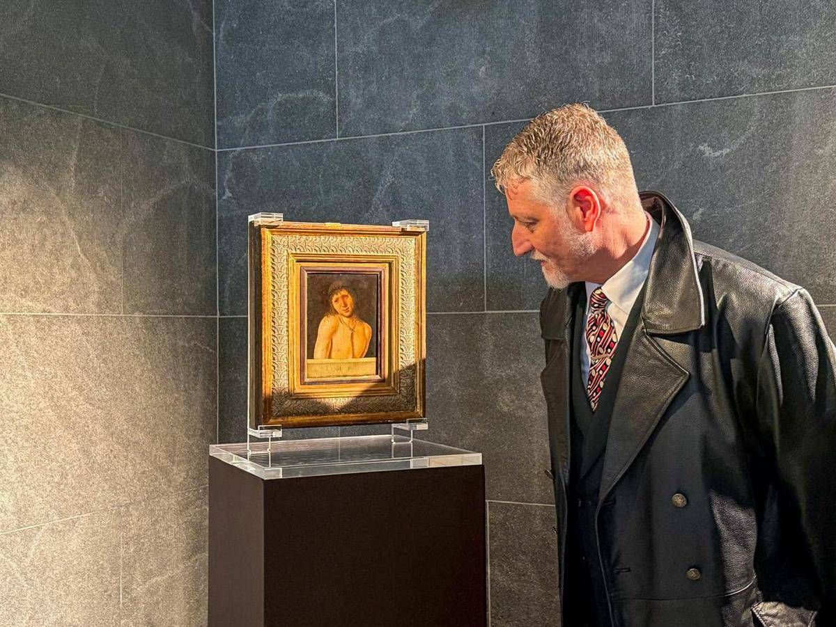 Giuli a New York recupera l'Ecce Homo di Antonello da Messina e inaugura la mostra su Raffaello - 