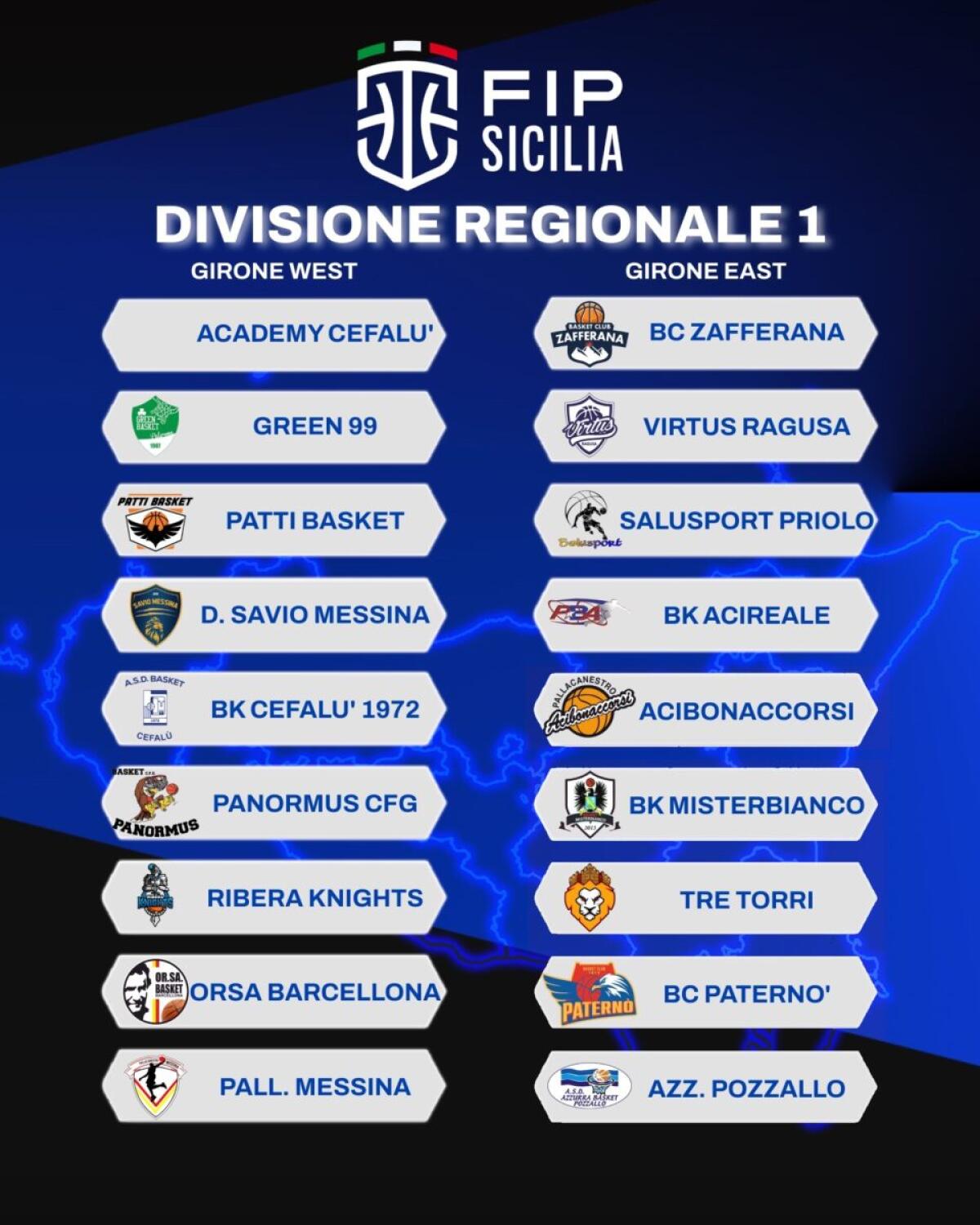 FIP Pallacanestro: Ufficializzate le Retrocessioni e i Play-Off della Divisione Regionale 1 in Sicilia - 