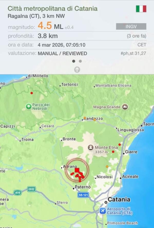 Terremoto nel Catanese e Ponte sullo Stretto: la precisazione degli esperti