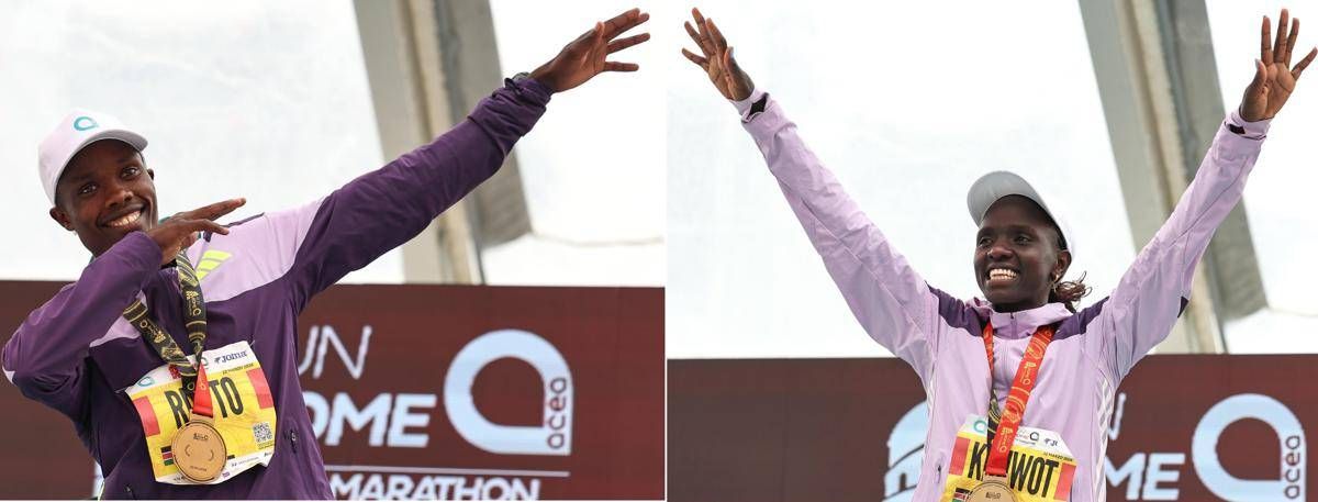 Maratona di Roma 2026, vittoria bis per Rutto. Kibiwot firma record donne - 