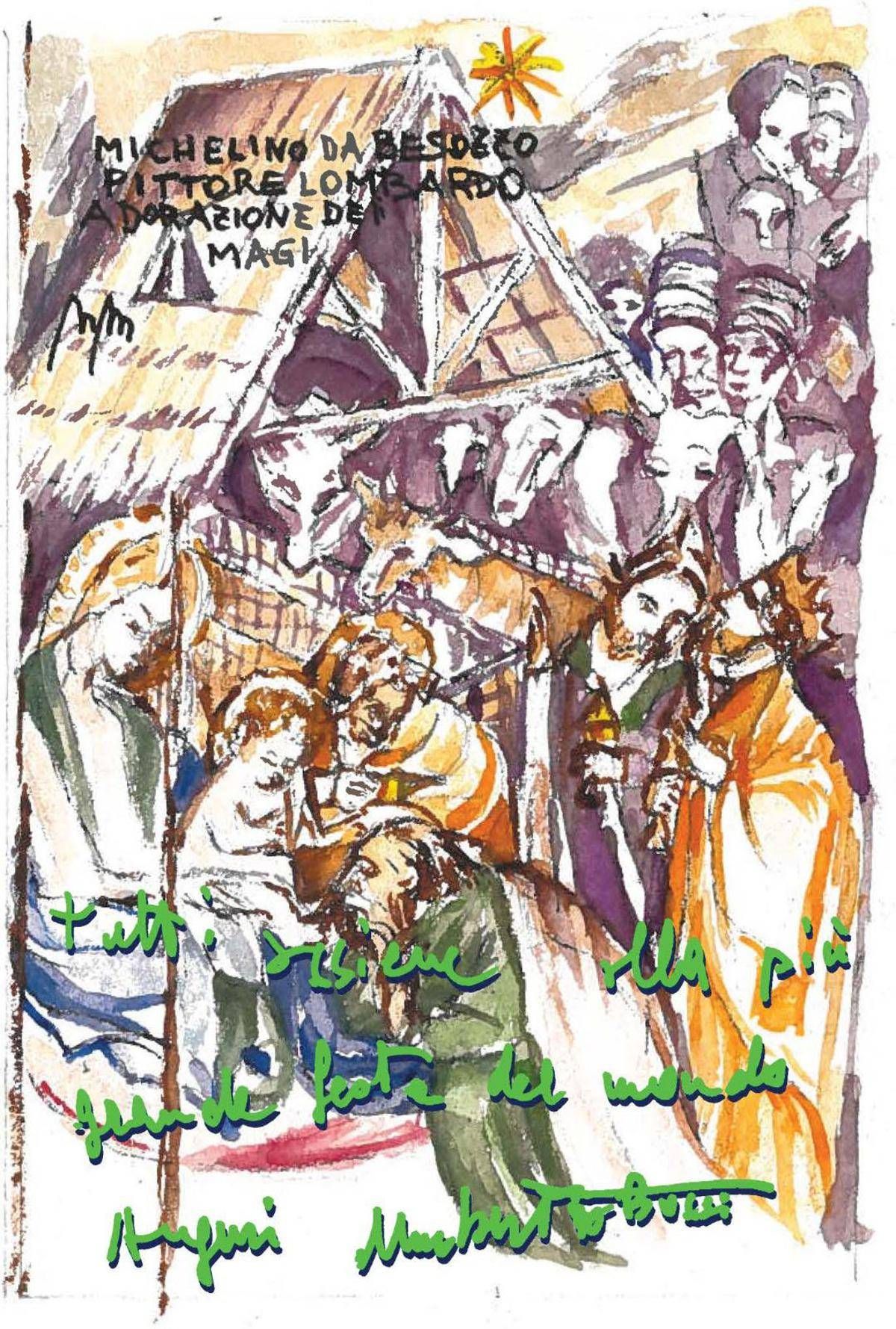 Bossi: a Natale l'ultima card con l'acquerello per gli auguri, una tradizione durata 30 anni - 