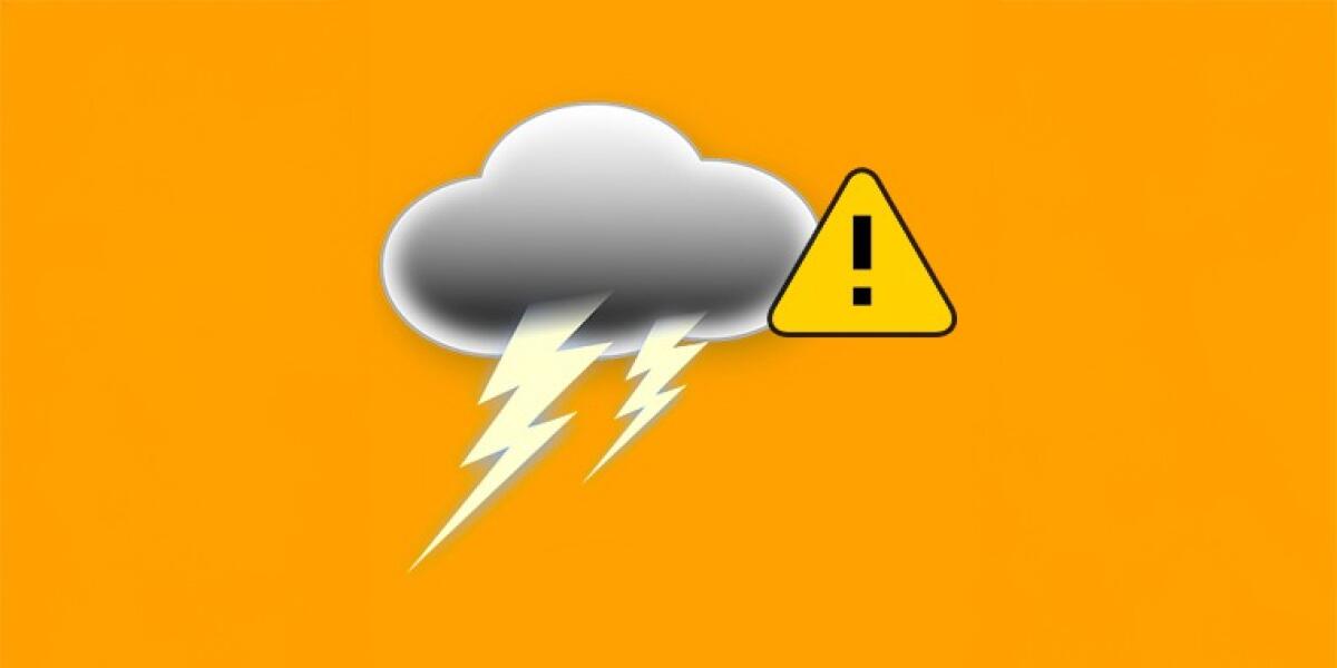 Allerta gialla per rischio meteo: avviso del Comune di Palermo fino a domani - 