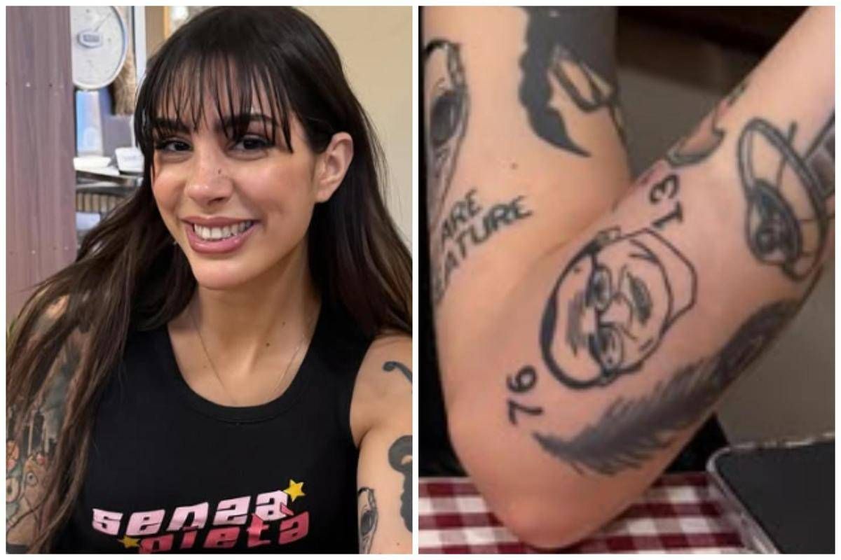 Dopo Sanremo Cleo delle Bambole di Pezza si tatua Carlo Conti: "Mi ha cambiato la vita" - 