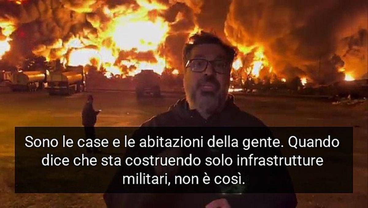 Teheran in fiamme, il giornalista in collegamento dal cuore dell'incendio - 