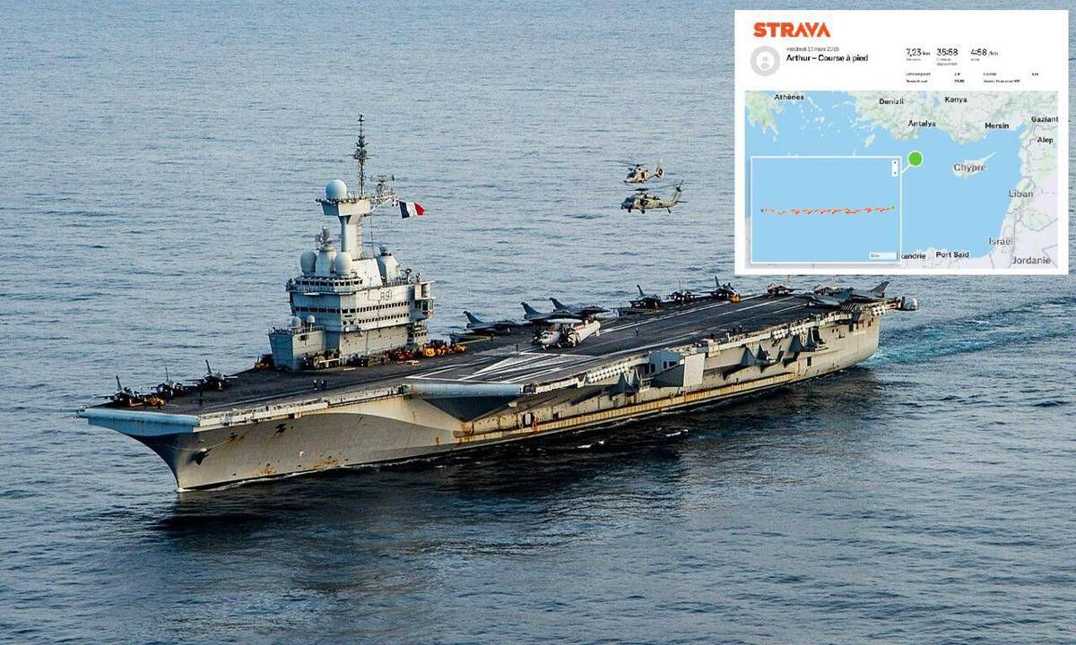 Il caso 'StravaLeaks': così un’app fitness ha rivelato la posizione della 'Charles de Gaulle' - 