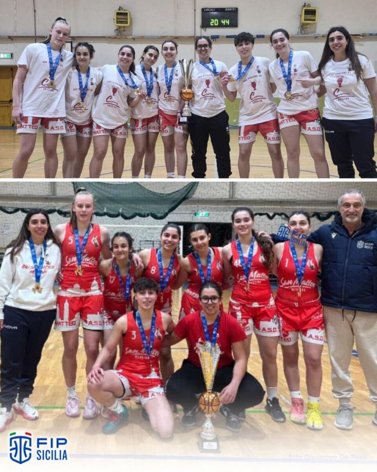 Il San Matteo Messina si laurea campione del Girone East di Serie C femminile con una stagione da record, secondo la FIP Pallacanestro. - 