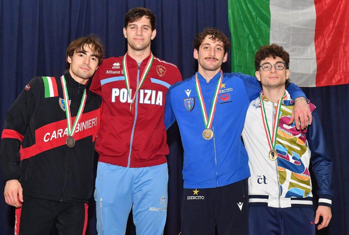 Francesco Lodato del CUS Catania conquista il bronzo ai Campionati Italiani U23 di scherma - 