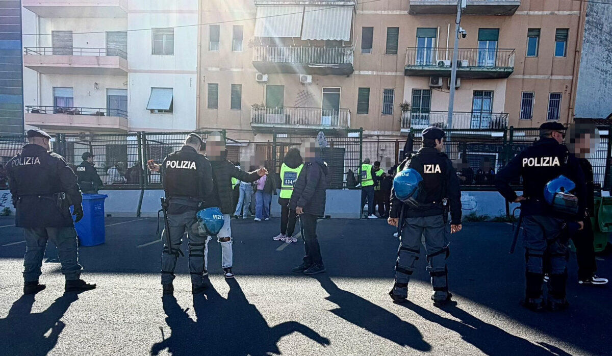 Denuncia e Daspo per tifosi coinvolti in incidenti durante Catania-Audace Cerignola secondo la Polizia - 