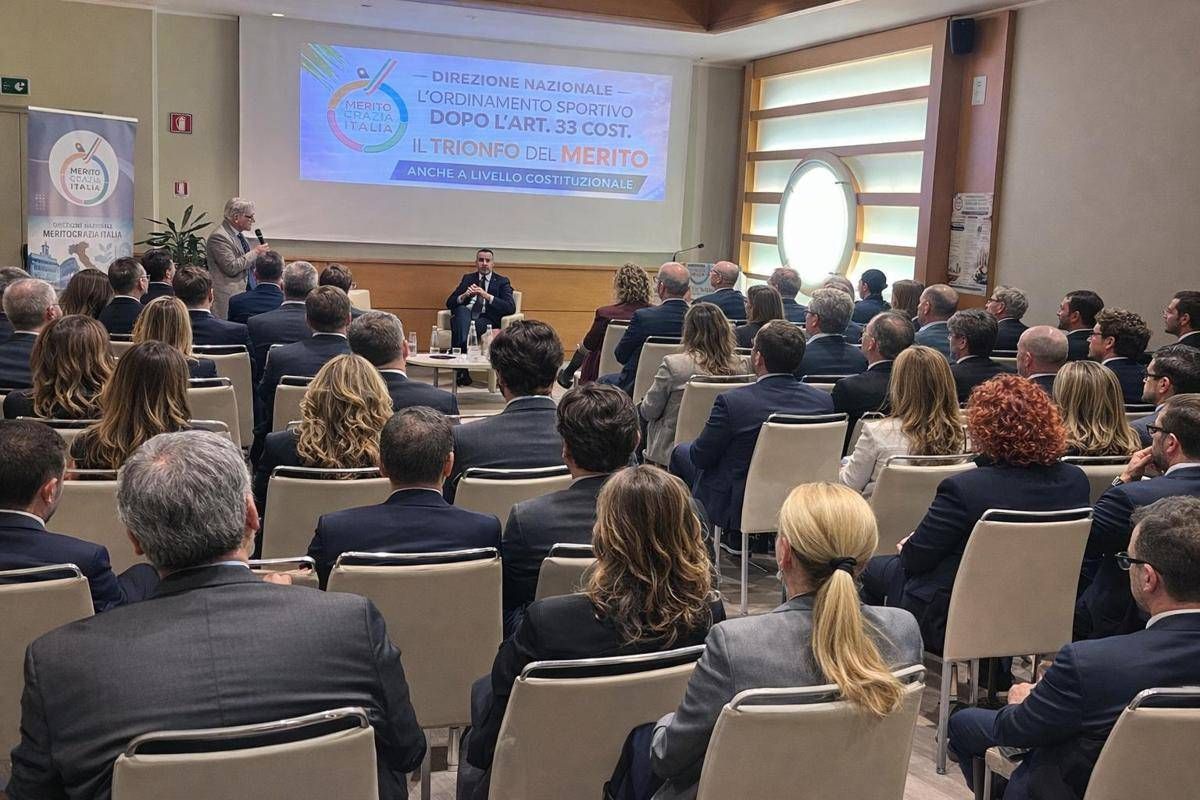 La Direzione Nazionale di Meritocrazia Italia a Milano, 'L'Ordinamento sportivo alla luce art. 33 Costituzione' - 